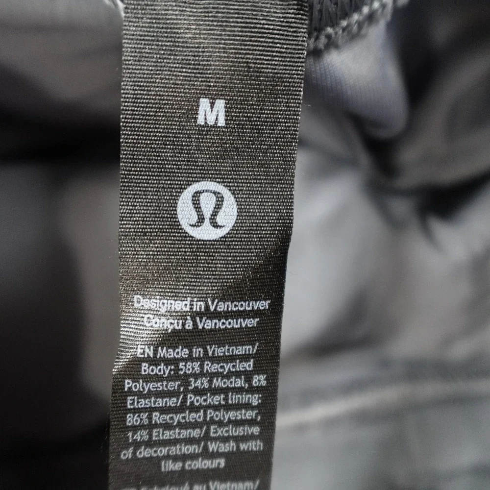 Lululemon Pants Mens Medium Grey Relaxed Fit French Terry Jogger Sweatpants
